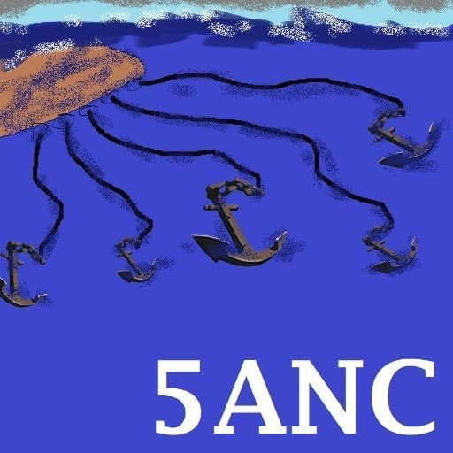 5 Anchors No Captain logo
