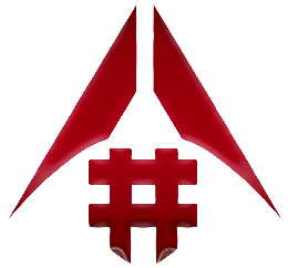 Alpha x Hashtag logo